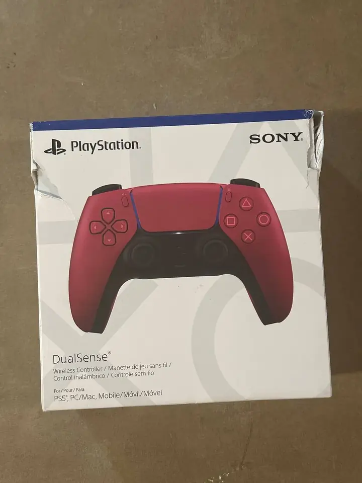 Cosmic Red PS5 DualSense controller box