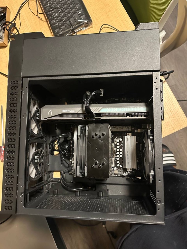 Precision assembly inside compact chassis