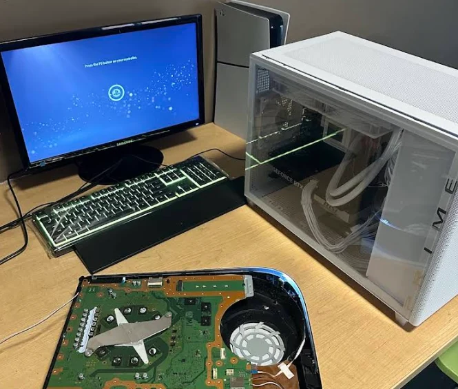 Bench diagnostics setup for data recovery and hardware storage testing